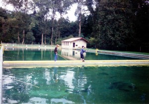 koupaliště, 1994 (archiv Václava Baumanová)