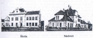 škola a nádraží